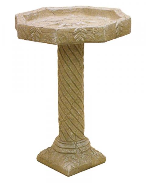 Old World Birdbath (Color May Vary)
