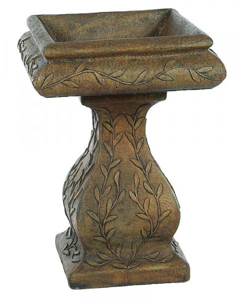  Medallion Birdbath (Color May Vary)