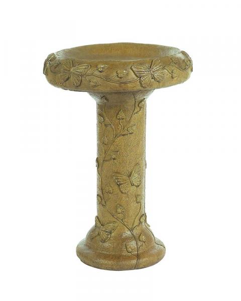 Large Butterfly Birdbath (Color May Vary)