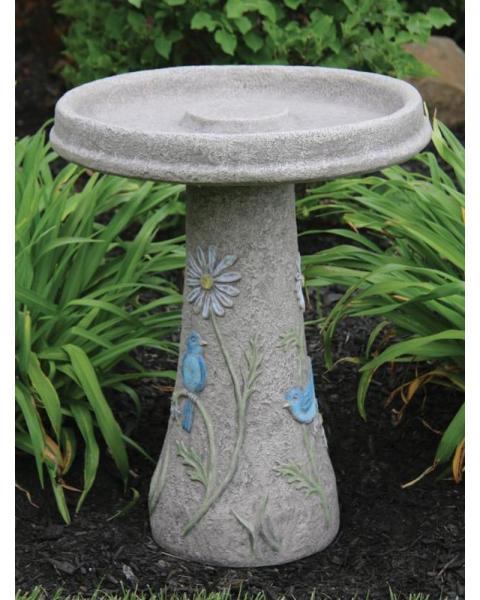 Bluebirds Birdbath
