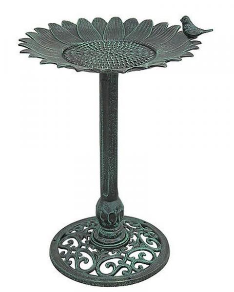 Birdbath Sunflower Vertigris 29"