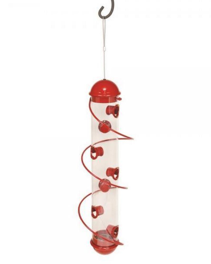 Spiral Seed Feeder Red