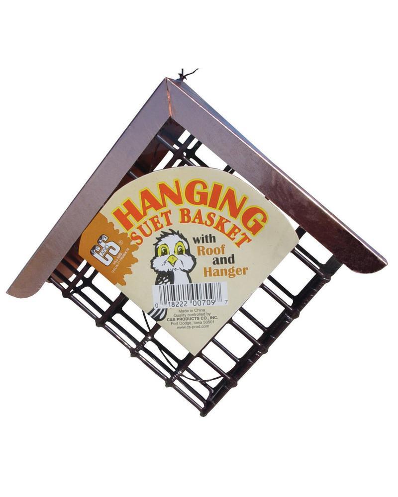 Suet Basket With Copper Roof