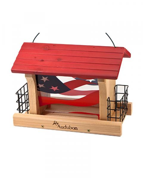 Wood Ranch Feeder With Suet Cages