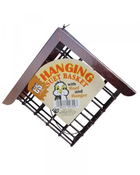 Suet Basket With Copper Roof