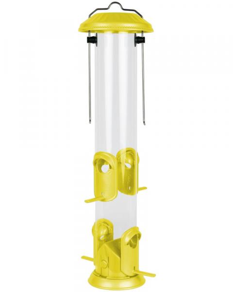 Yellow Deluxe Tube Feeder 15"
