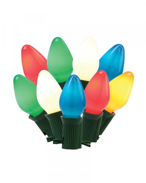25 Lights Classic C7 LED Ceramic Multi