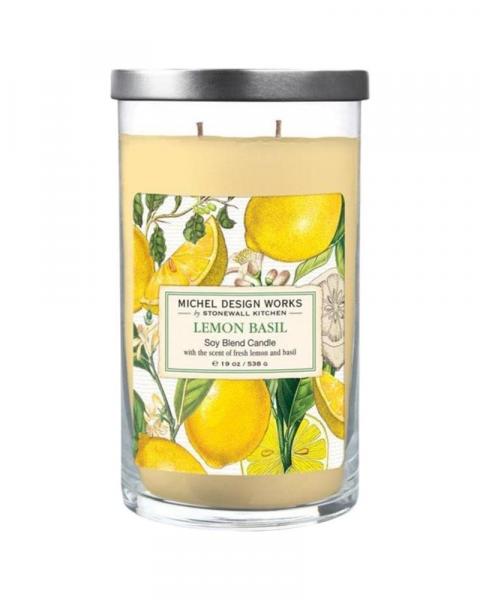 Lemon Basil Large Tumbler Candle