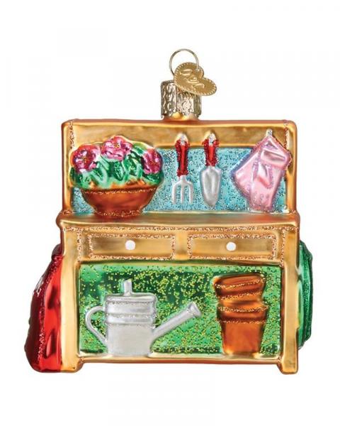 Old World Potting Bench