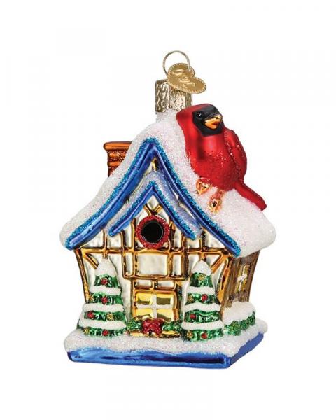 Old World Cardinal Birdhouse