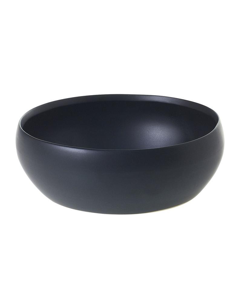 Simply Low Bowl 13.75x4.5" Black