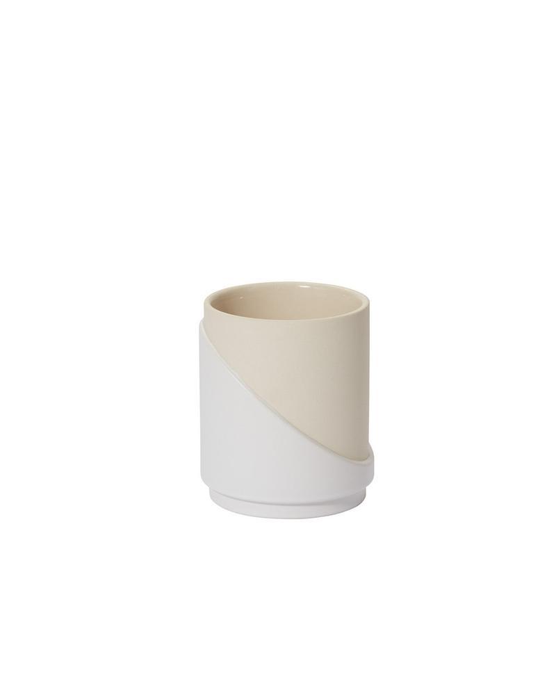 Lenne Pot 4x5" White/cream
