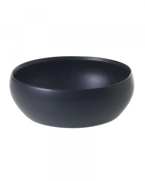 Simply Low Bowl 13.75x4.5" Black