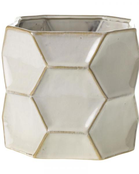 Jabi Pot 7.75x6.75" Cream