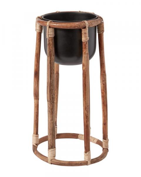 Boca Pot With Plant Stand 18"