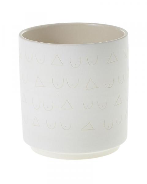 Triangles Tatas Pot 4.75"