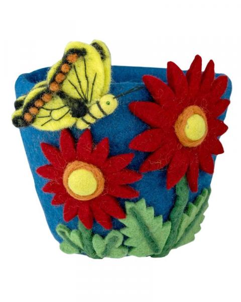 Handmade Felt Pot Cosmos
