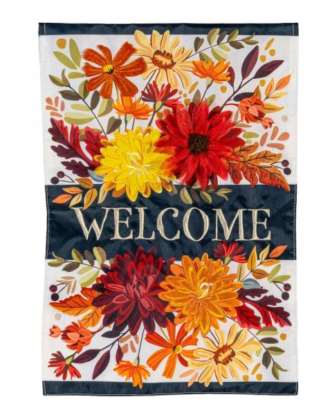Garden Flag Fall Floral