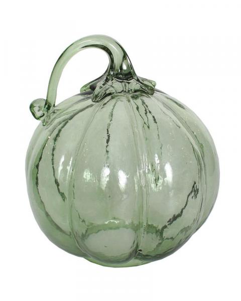 Glass Pumpkin 5" Olive