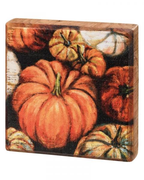 Pumpkins Block Sign