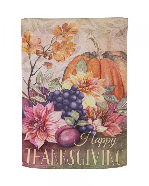 Garden Flag Happy Thanksgiving