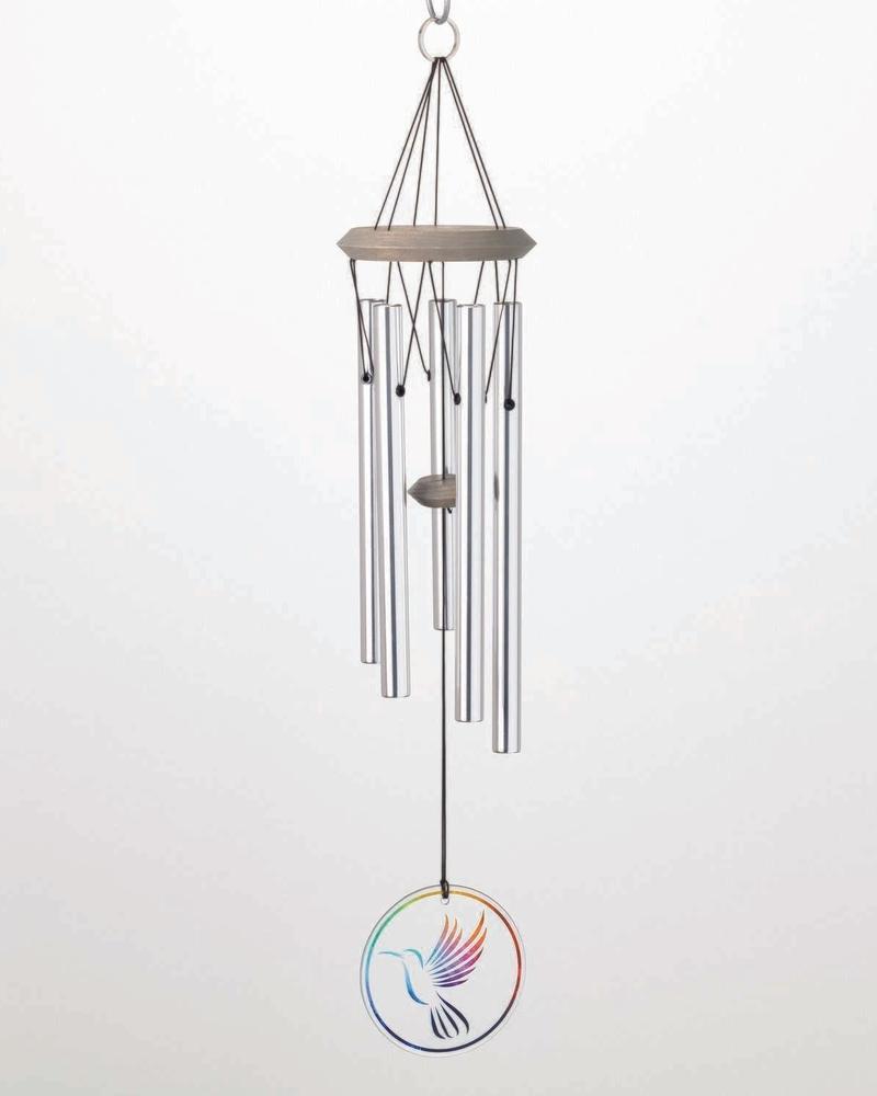 Habitats Chime Glass Hummingbird