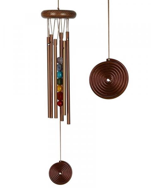 CHAKRA CHIMES 7 STONE BRONZE