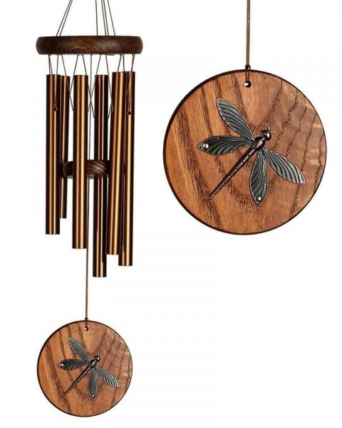 HABITATS CHIME DRAGONFLY TEAK SM