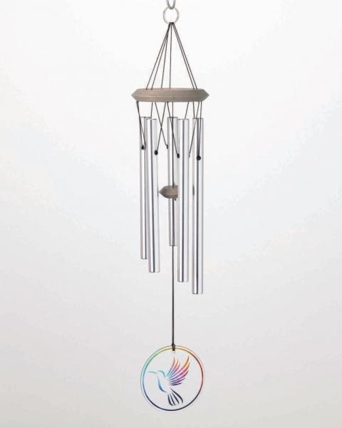 Habitats Chime Glass Hummingbird