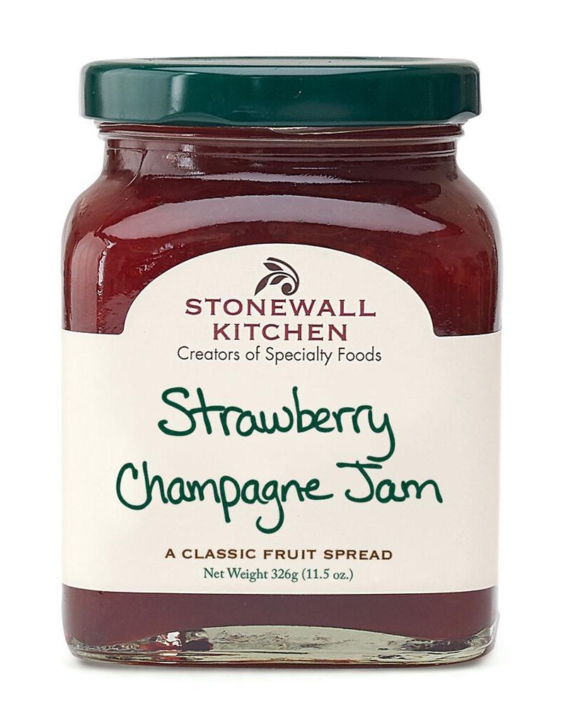 Strawberry Champagne Jam 11.5 Oz
