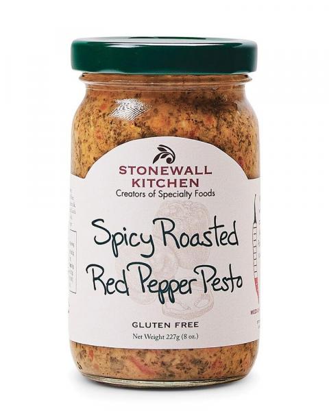 Spicy Roasted Red Pepper Pesto