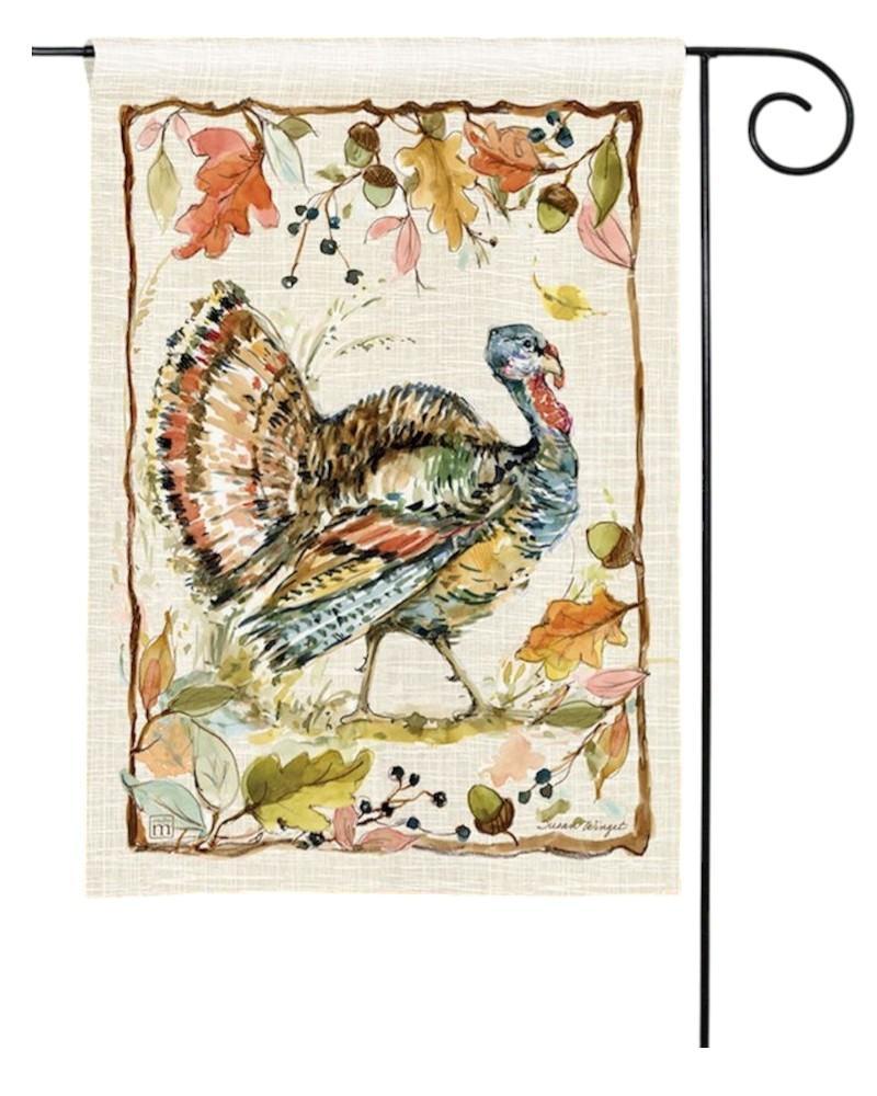 Garden Flag Thanksgiving Gather