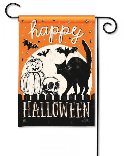 Garden Flag Happy Halloween