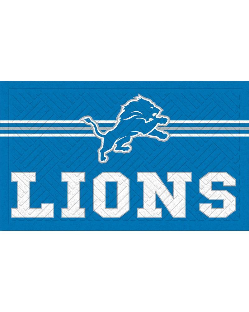 Embossed Doormat Detroit Lions