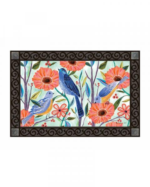 Matmate Bluebirds Blossoms