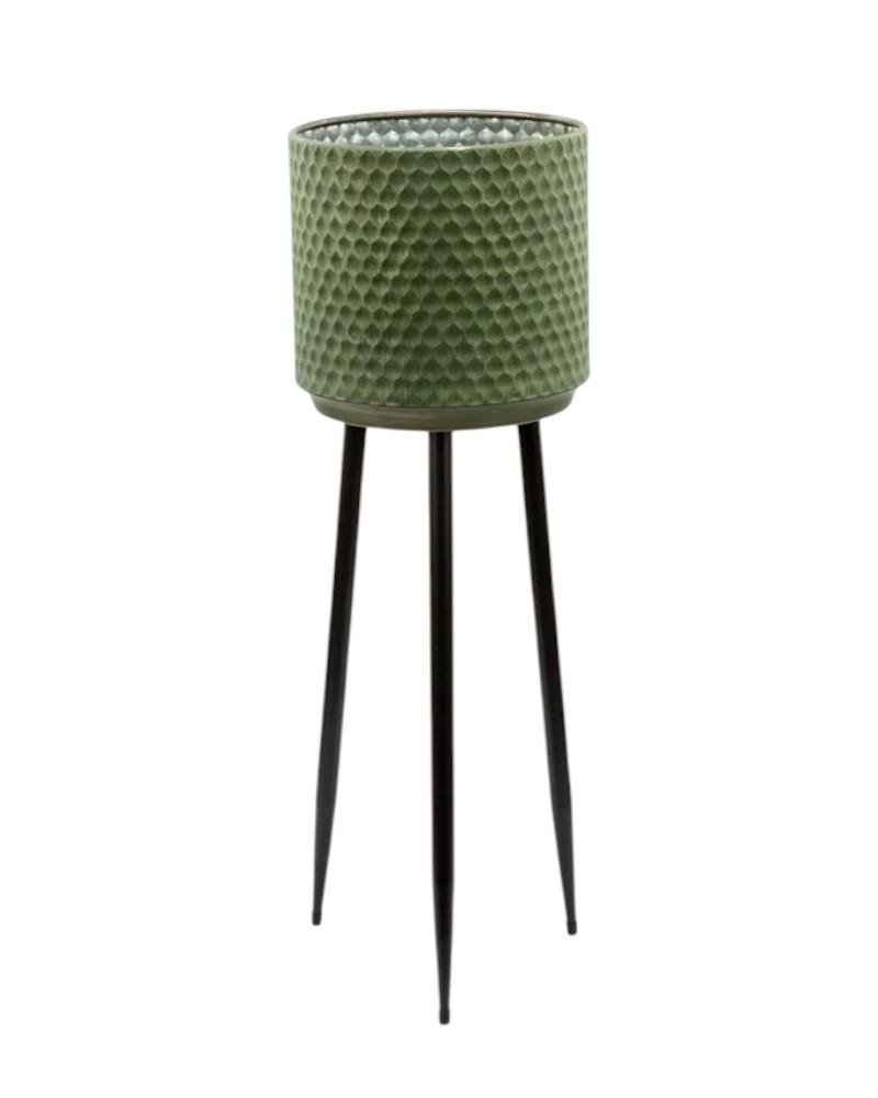 Plant Stand Tripod Green Lg