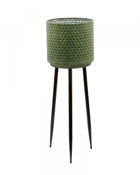 Plant Stand Tripod Green Lg