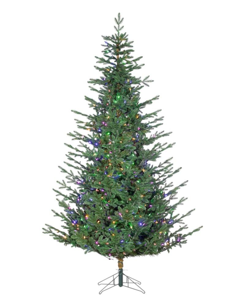 7.5' Flatland Fir With 800 Color Changing LED Lights