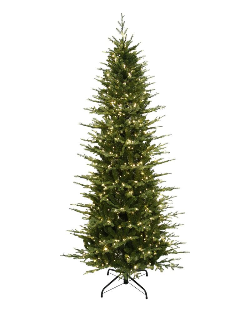 7.5' Kensington Slim Fir With 850 Color Changing Starry LED Lights