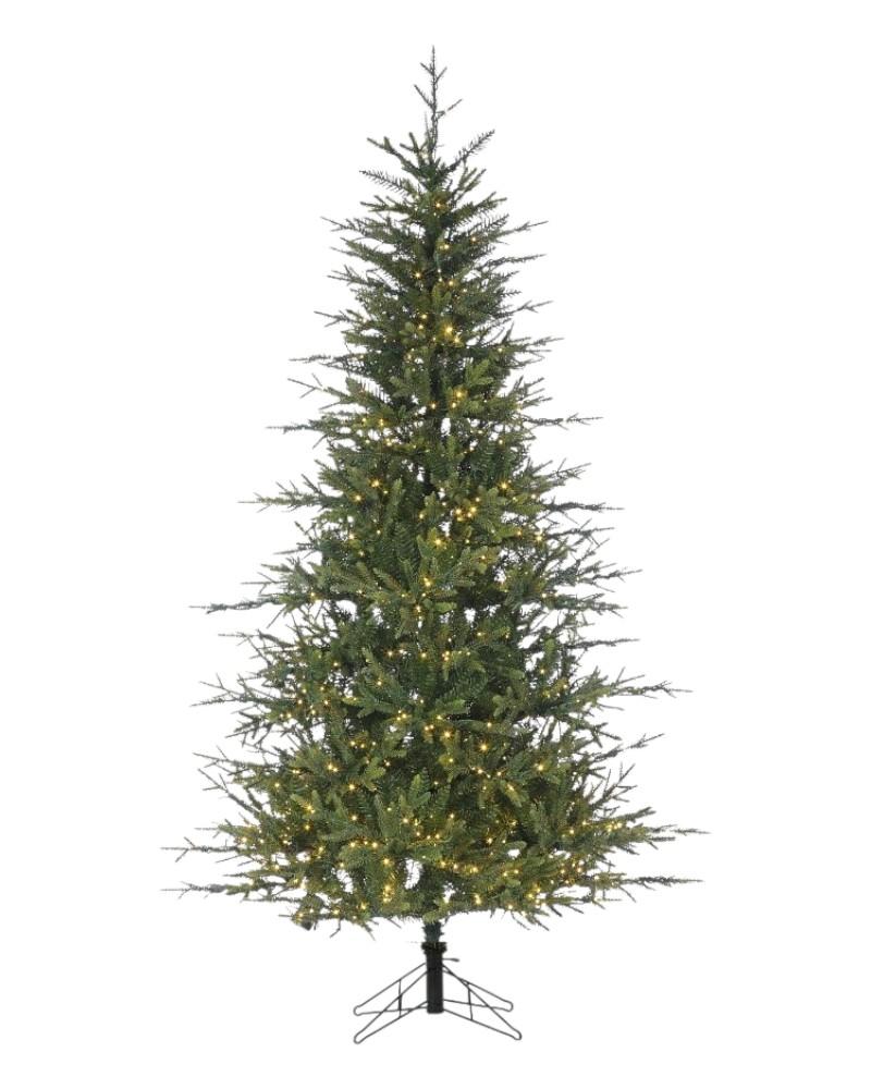 9' Fieldstone Spruce With 1000 Color Changing LED Lights