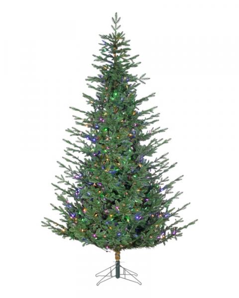 7.5' Flatland Fir With 800 Color Changing LED Lights