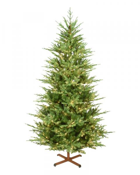 7.5' Aspen Fir With 950 Color Changing Starry LED Lights