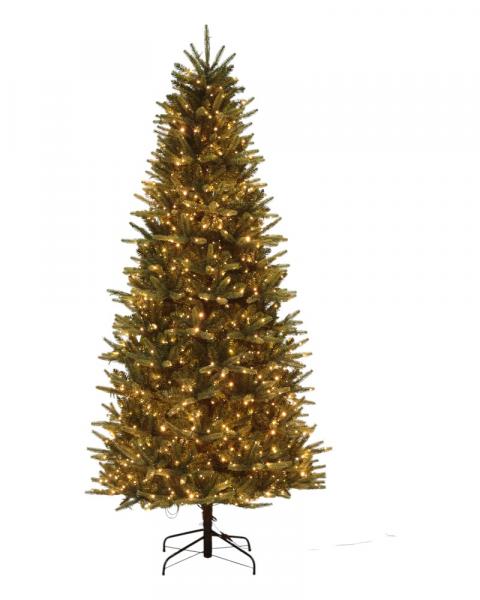 7' Wyoming Fir Slim With 1000 Color Changing LED Lights