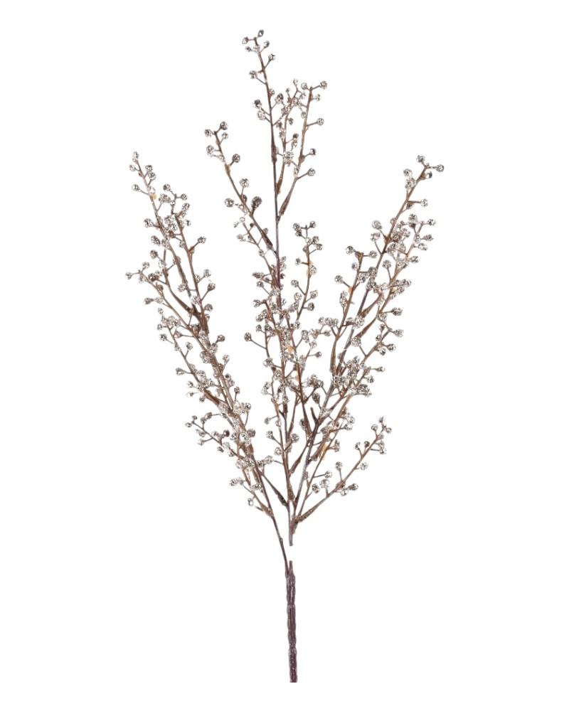 Glitter Berry Stem 18" Champagne