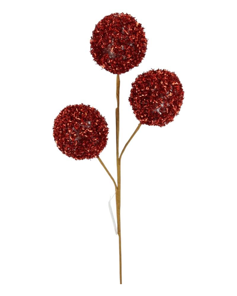 Tinsel Ball Pick X3 18"