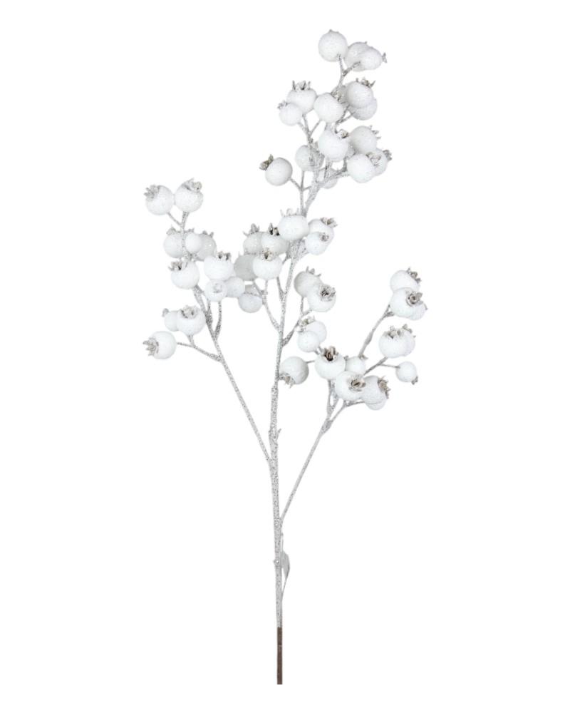 Berry Spray 28" White
