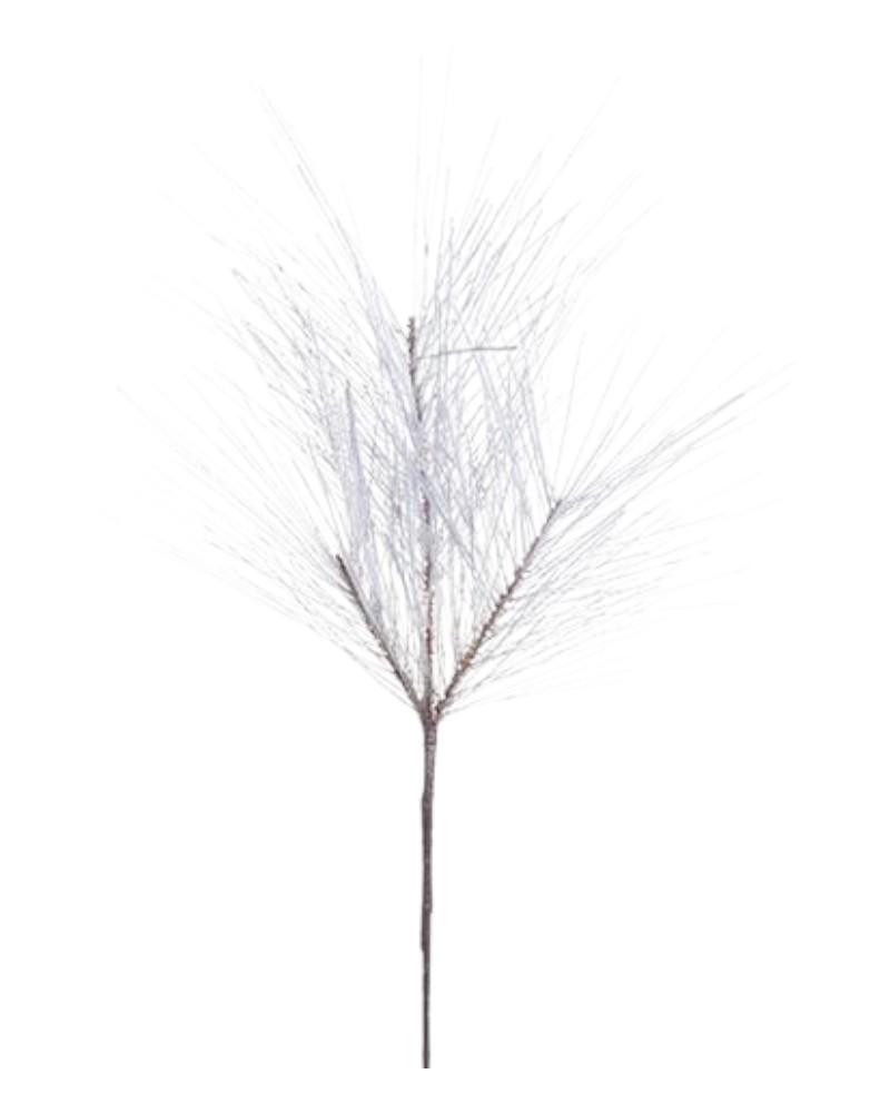 Long Needle Pine Spray 28" Snow