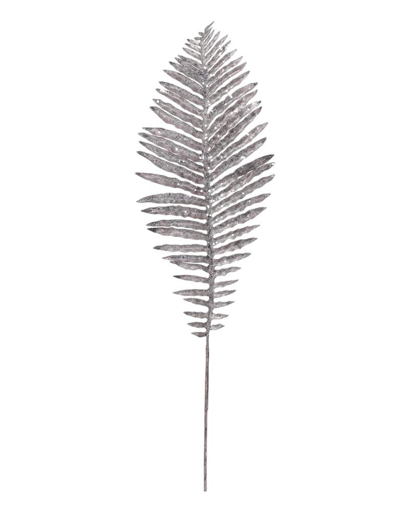 Glittered Fern Spray 36" Brown