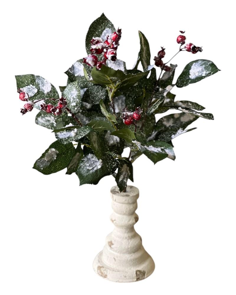Wintry Salutations Bush 16"