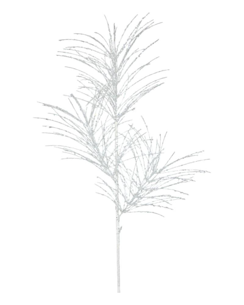 Glitter Grass Spray 31.5" White